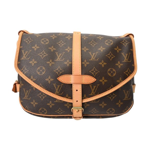 LOUIS VUITTON Authentic Brown Monogram Canvas Shoulder Bag - Picture 2 of 11